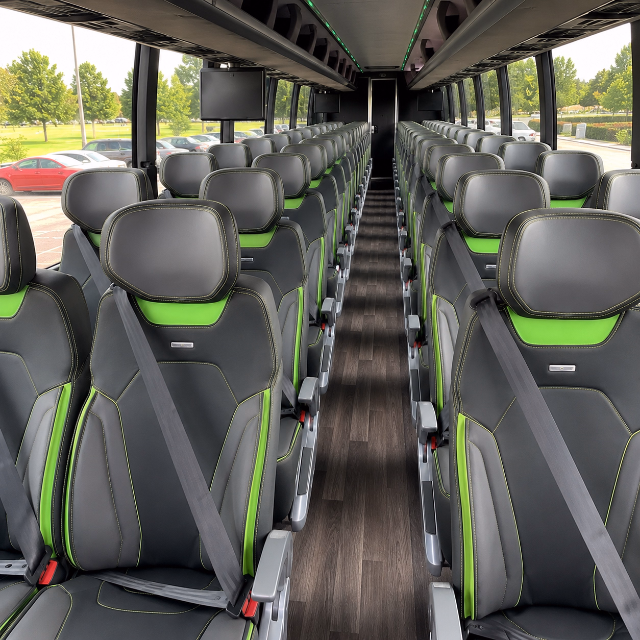 charter bus rentals to fox theater pomona and the glass house