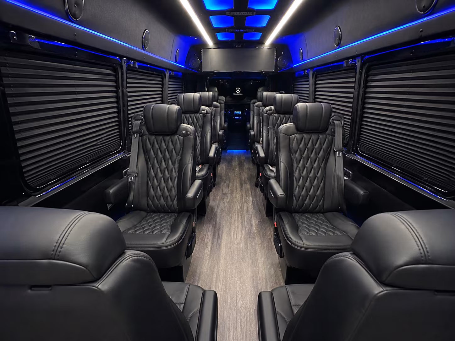 pomona wedding transportation onboard seating